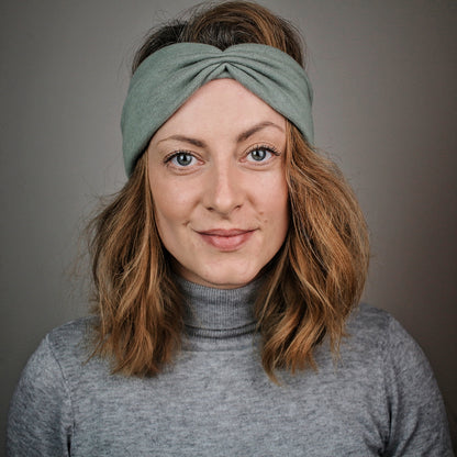 Haarband | BOHO BOW & TWIST | WINTER | olive