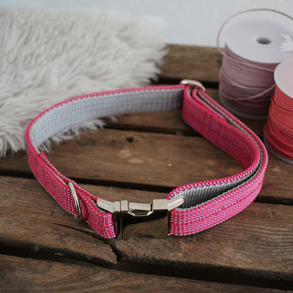 hundehalsband pink rosa