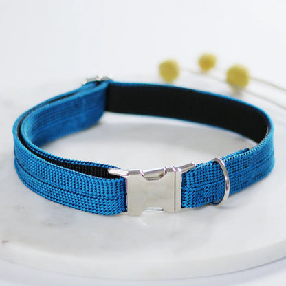 kletterseil halsband blau dunkelblau ikarusdoodle